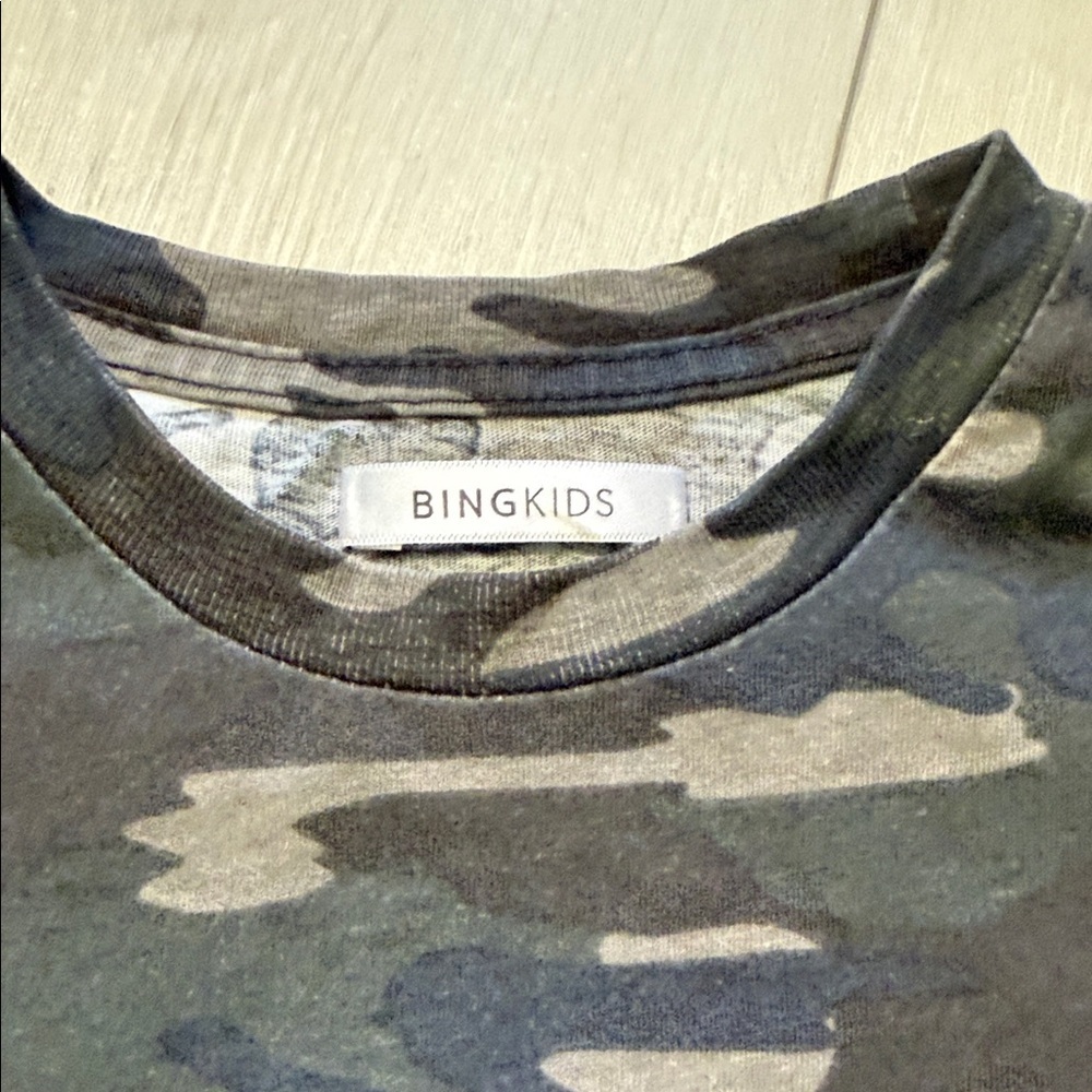 Bing Kids Camouflage Short Sleeve Tee - Size 4/6 - Picture 3 of 5